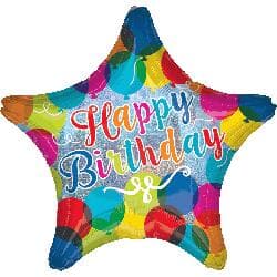 Happy Birthday Sparkle Balloons 45cm
