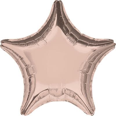 36187.jpg Anagram Star Metallic Rose Gold 45cm Each