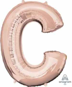 Anagram Letter C Rose Gold 63 x 88cm Each