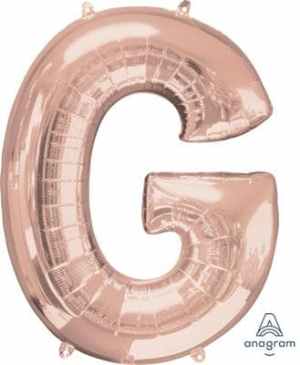 Anagram Letter G Rose Gold 63 x 81cm Each