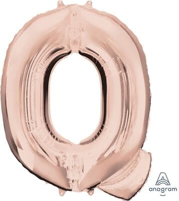 Anagram Letter Q Rose Gold 60 x 81cm Each