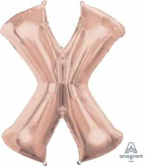 36587.jpg Anagram Letter X Rose Gold 68 x 88cm Each