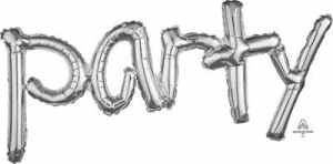 Freestyle Phrase inpartyin Silver 104cm x 50cm EA