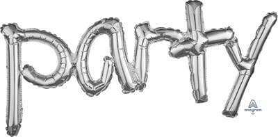 Freestyle Phrase inpartyin Silver 104cm x 50cm EA