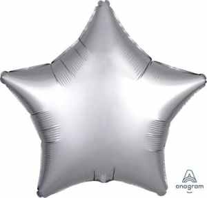 Anagram Star Satin Luxe Platinum 45cm Each