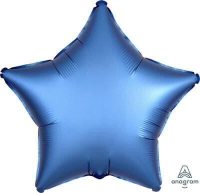 Anagram Star Satin Luxe Azure 45cm Each