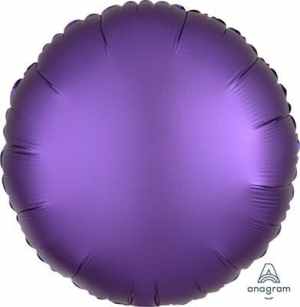 36817.jpg Anagram Circle Satin Luxe Purple Royale 45cm Each