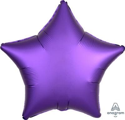 Star Satin Luxe Purple Royale Anagram packaged 45cm Each