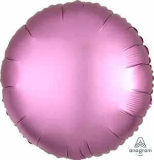 36821.jpg Anagram Circle Satin Luxe Flamingo 45cm Each