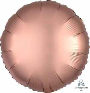 36824.jpg Anagram Circle Satin Luxe Rose Copper 45cm Each