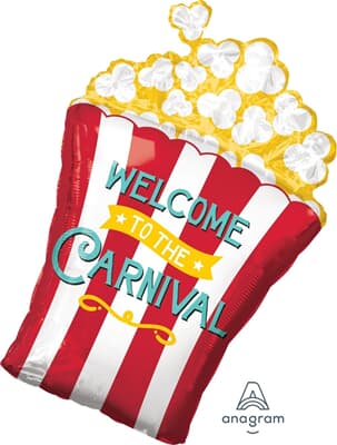 Carnival Popcorn Supershape 50cm x 73cm Each