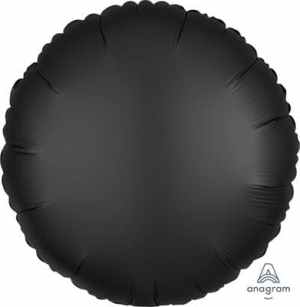 Anagram Circle Satin Luxe Onyx  45cm Each