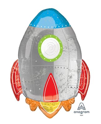 Birthday Blast Off Space Ship 73cm Each
