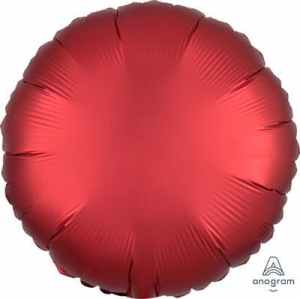 38583.jpg Anagram Circle Satin Luxe Sangria 45cm Each