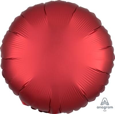 38583.jpg Anagram Circle Satin Luxe Sangria 45cm Each