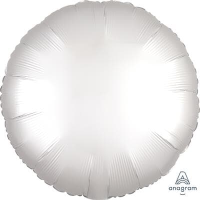 38589.jpg Anagram Circle Satin Luxe White 45cm Each