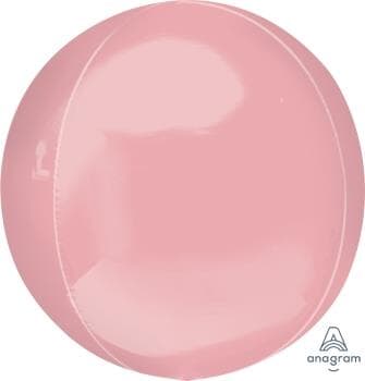 Orbz Pastel Pink Solid Colour 38cm x 40cm EA