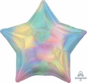 Anagram Star Holographic Iridescent Patel Rainbow 45cm Foil Each