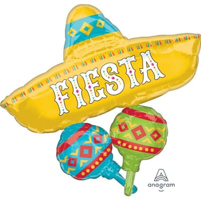 39536.jpg Papel Picado Fiesta Cluster Supershape 78cm x 81 Each