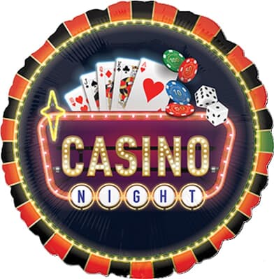 39706.jpg Roll The Dice Casino Supershape Foil 71cm Each
