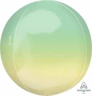 Orbz Ombre Yellow & Green 38cm x 40cm Each