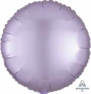 Anagram Circle Satin Luxe Pastel Lilac 45cm Each