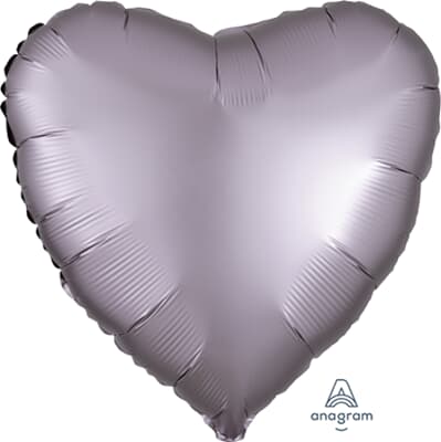 Anagram Heart Satin Luxe Greige 45cm Each