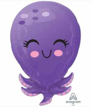 41199.jpg Octopus Foil Supershape 35cm x 53cm Each