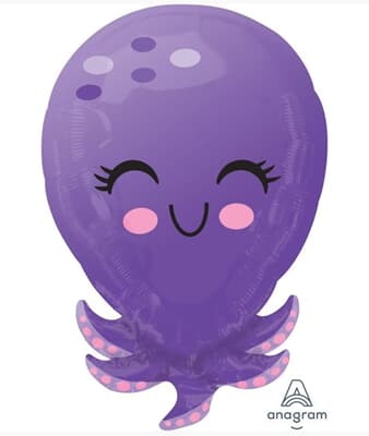 41199.jpg Octopus Foil Supershape 35cm x 53cm Each