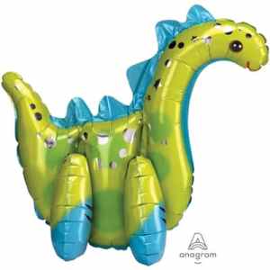 Multi-Balloon Stegosaurus Dinosaur 48cm x 58cm Bag