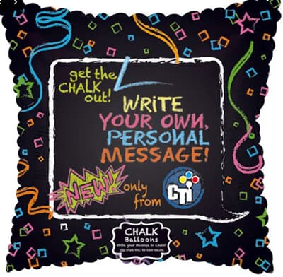 Chalkboard Confetti 45cm. Each