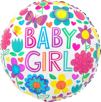 Baby Girl Floral Butterfly 45cm Each