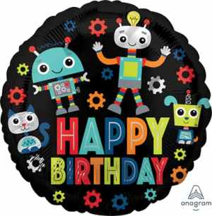 Birthday Robots 45cm Each