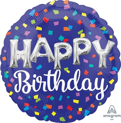 Happy Birthday Balloon Letters 45cm Each