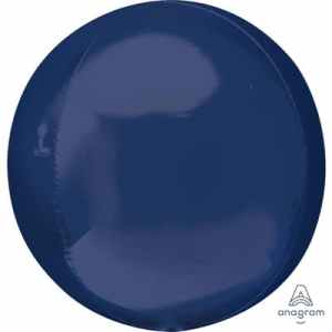 Orbz Navy Blue Solid Colour 43cm x 45cm Each