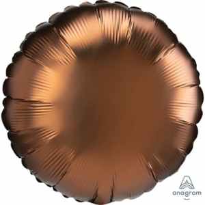 Anagram Circle Satin Luxe Cocoa 45cm Each