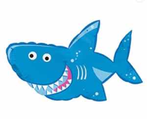 Smiling Shark Mini Shape. Each