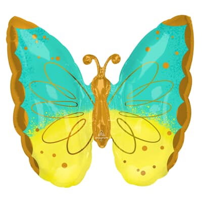 42790.jpg Mint and Yellow Butterfly 63cm x 63cm Each