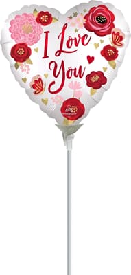 10cm Satin Love You Flowers Each