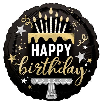 46953.jpg 45cm Standard XL Birthday Surprise foil balloon Each