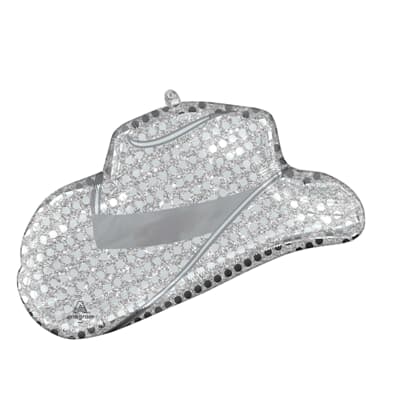 Disco Western Hat Foil Supershape 83cm x 45cm Each