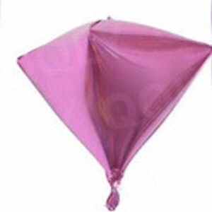 Diamond Shaped Foil 15in - 38 cm Pink EA