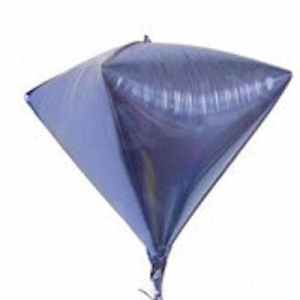 Diamond Shaped Foil 15in - 38 cm Purple EA