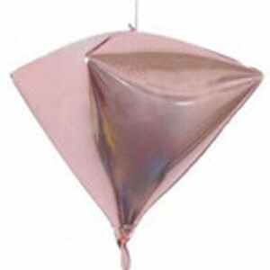 Diamond Shaped Foil 15in - 38 cm Rose Gold EA
