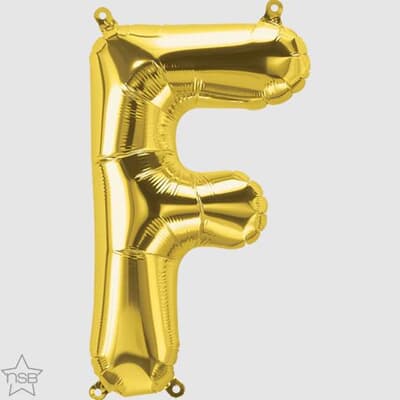 59506.jpg North Star 16in Gold Letter F Each
