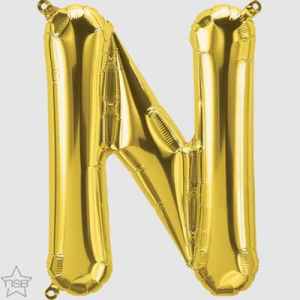 59522.jpg North Star 16in Gold Letter N Each