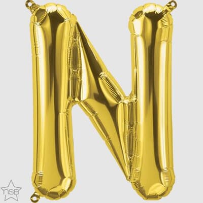 59522.jpg North Star 16in Gold Letter N Each