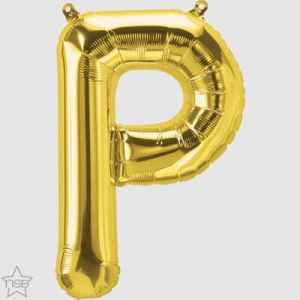 59526.jpg North Star 16in Gold Letter P Each