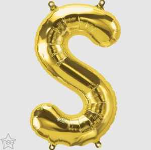 59532.jpg North Star 16in Gold Letter S Each