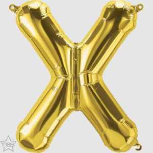 59542.jpg North Star 16in Gold Letter X Each